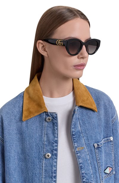 Солнцезащитные очки GUCCI коричневого цвета по цене 38500 руб., арт. GG1976SK 002, фото 2 Солнцезащитные очки GUCCI, арт. GG1976SK 002, фото 2