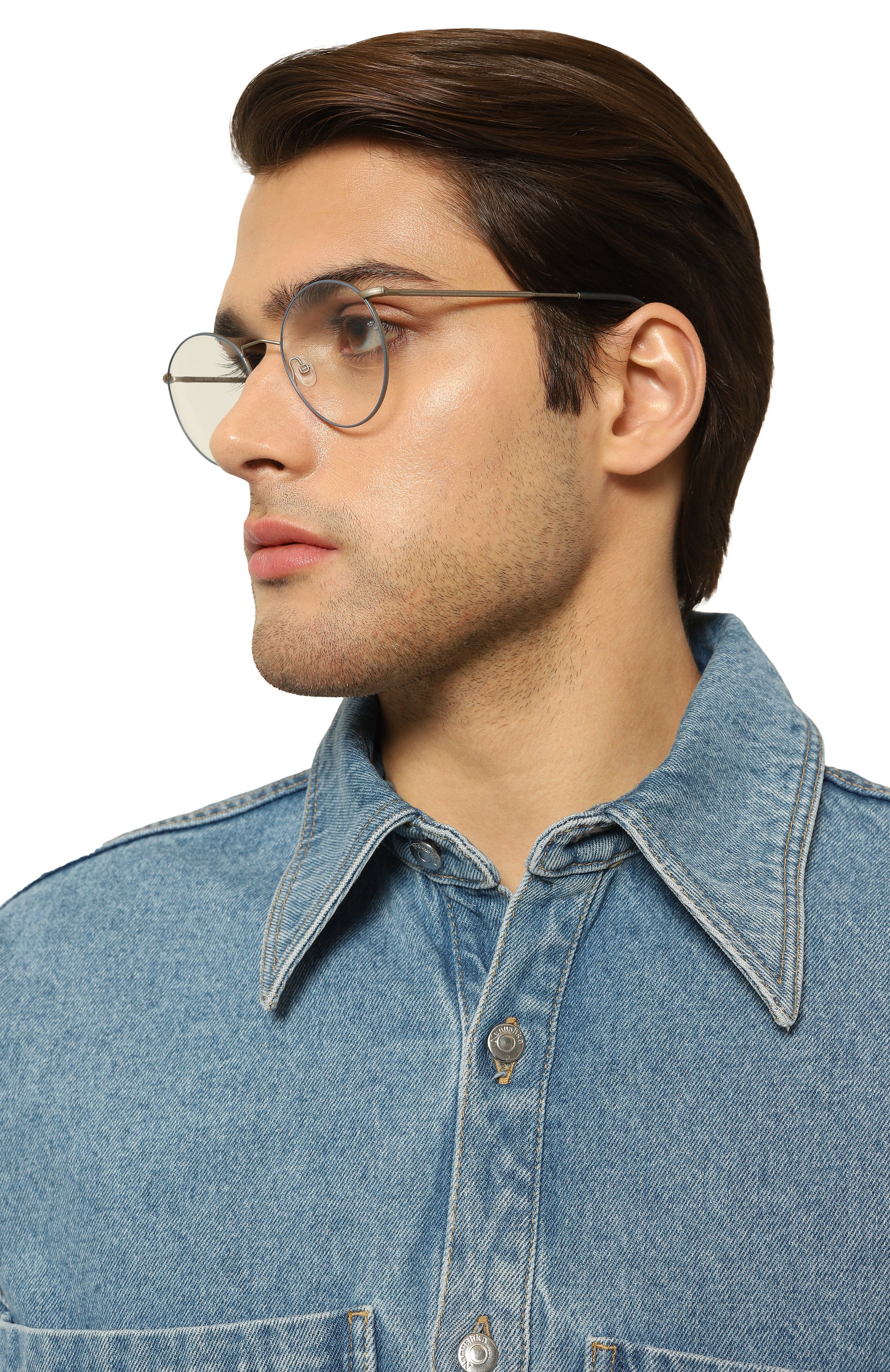 Оправа ANDY WOLF серебряного цвета по цене 32700 руб., арт. 4744/V, фото 3 Оправа ANDY WOLF, арт. 4744/V, фото 3