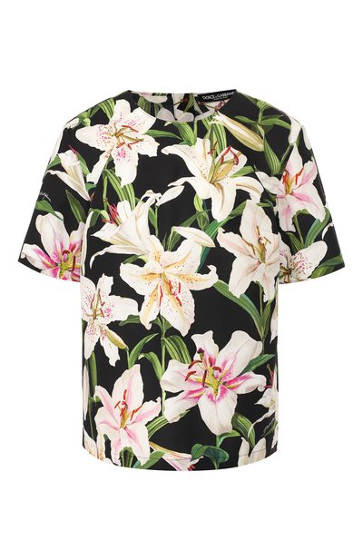 Женский хлопковый топ DOLCE & GABBANA, арт. F7X67T/HS5E0