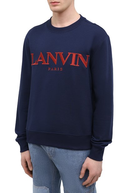 Хлопковый свитшот LANVIN, арт. RM-JE0016-JR32-P21, фото 3