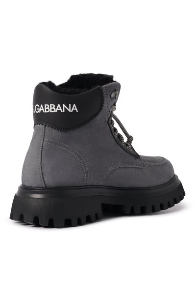 Кожаные ботинки DOLCE & GABBANA, арт. DA5359/A0589_002, фото 3