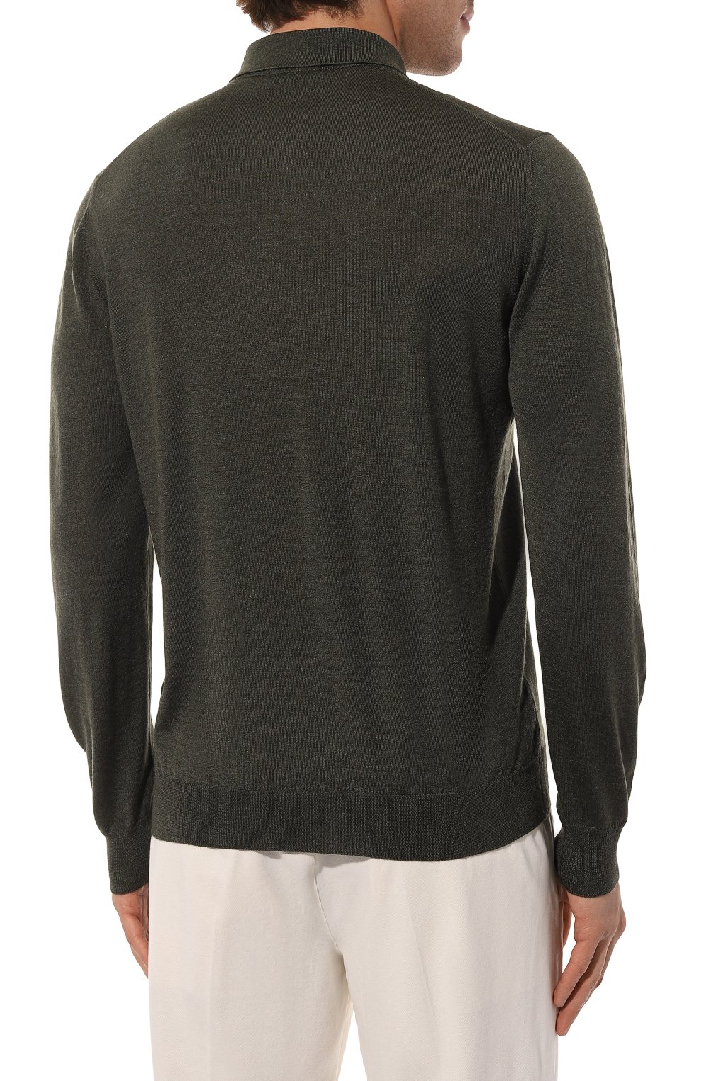 Поло из шерсти и шелка GRAN SASSO, арт. 57132/13190, фото 4