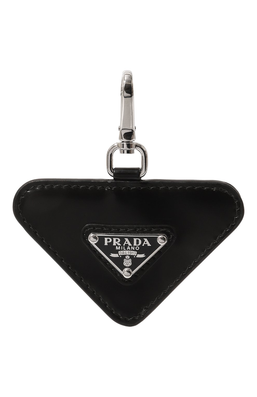 Кожаная бирка PRADA черного цвета по цене 21500 руб., арт. 2YY001-ZO6-F0002, фото 1 Кожаная бирка PRADA, арт. 2YY001-ZO6-F0002, фото 1