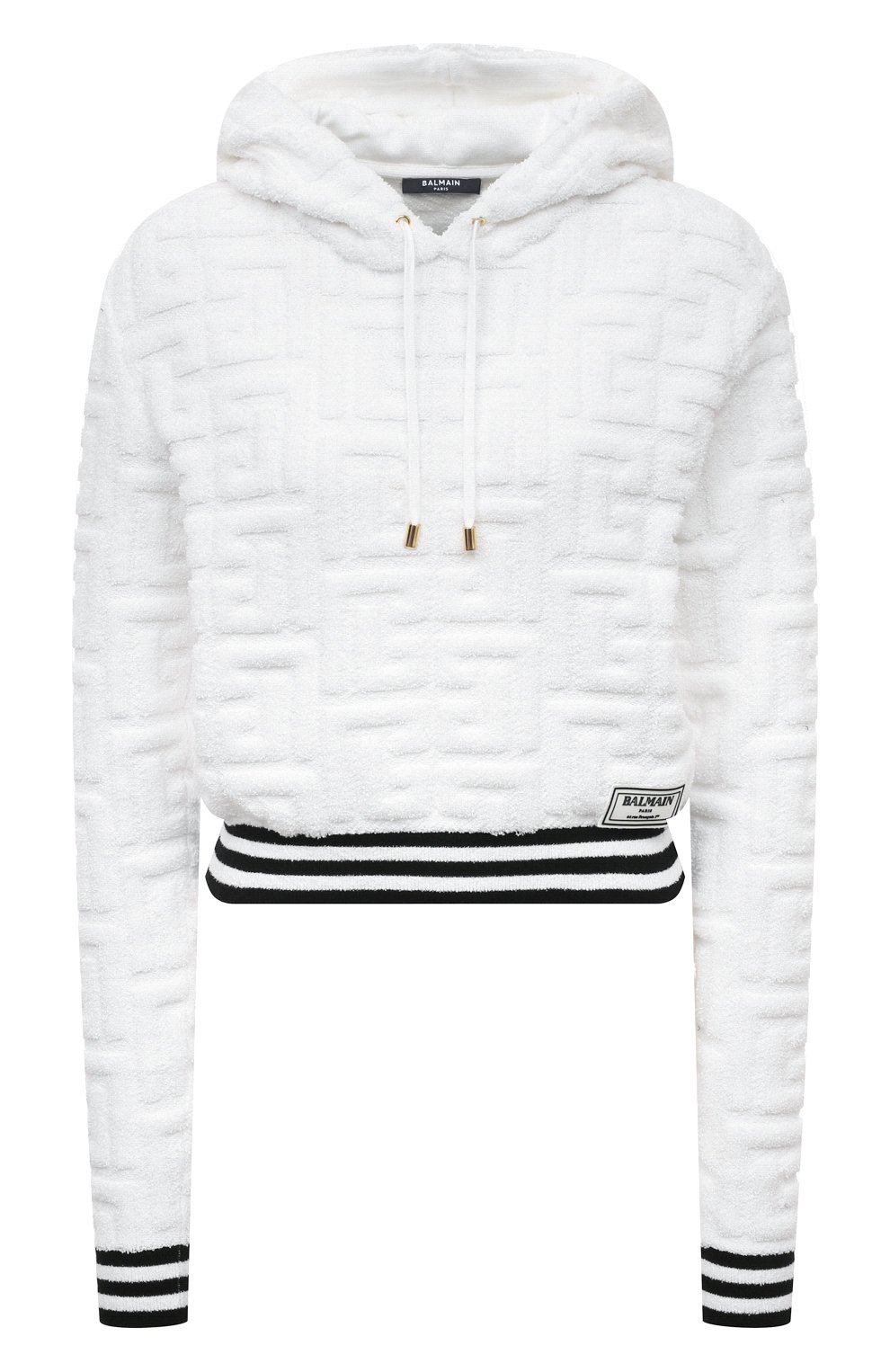 Хлопковое худи BALMAIN, арт. AF2JP005KE54, фото 1