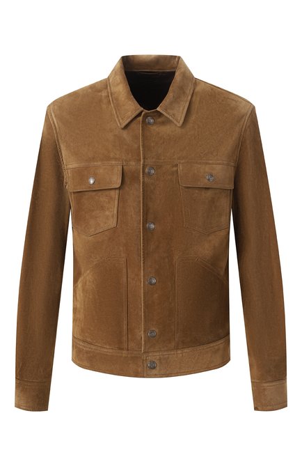 Мужская замшевая куртка TOM FORD, арт. BX417/TFL754/MG