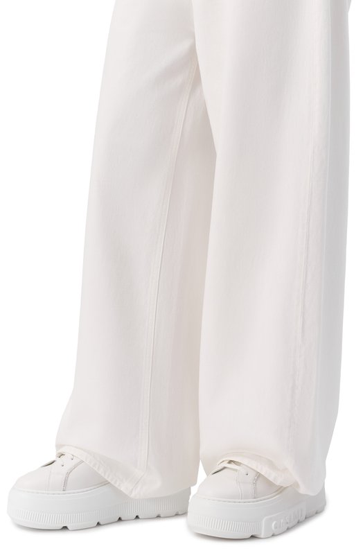 Кожаные кеды Nexus Casadei 2X076A0701SALEN Белый  2X076A0701SALEN Фото 3