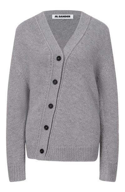 Женский кардиган из шерсти и кашемира JIL SANDER, арт. J02HP0065/J14860