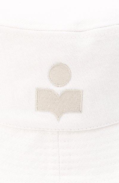 Панама ISABEL MARANT белого цвета по цене 18300 руб., арт. CU0026-22P033A/HALEY, фото 4 Панама ISABEL MARANT, арт. CU0026-22P033A/HALEY, фото 4
