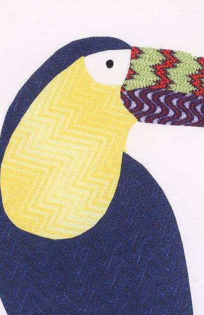 Хлопковая футболка с аппликацией MISSONI, арт. E18.BA.219502, фото 3