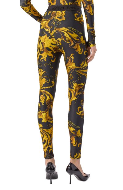 Легинсы VERSACE JEANS COUTURE разноцветного цвета по цене 20750 руб., арт. 79HAC101/JS501, фото 4 Легинсы VERSACE JEANS COUTURE, арт. 79HAC101/JS501, фото 4