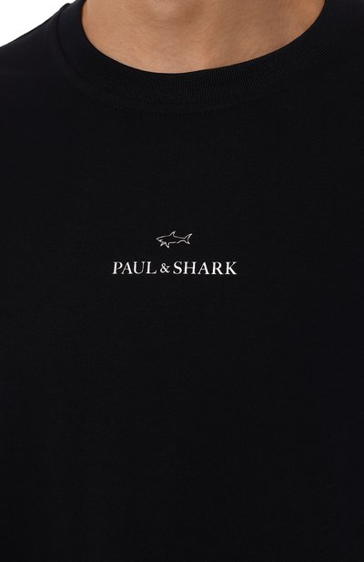Хлопковая футболка PAUL&SHARK, арт. 14311646/50F, фото 5