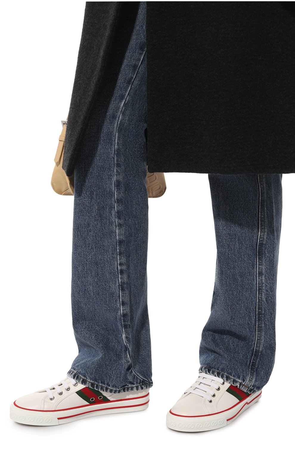 Кожаные кеды tennis 1977 GUCCI, арт. 645979 17L10, фото 3