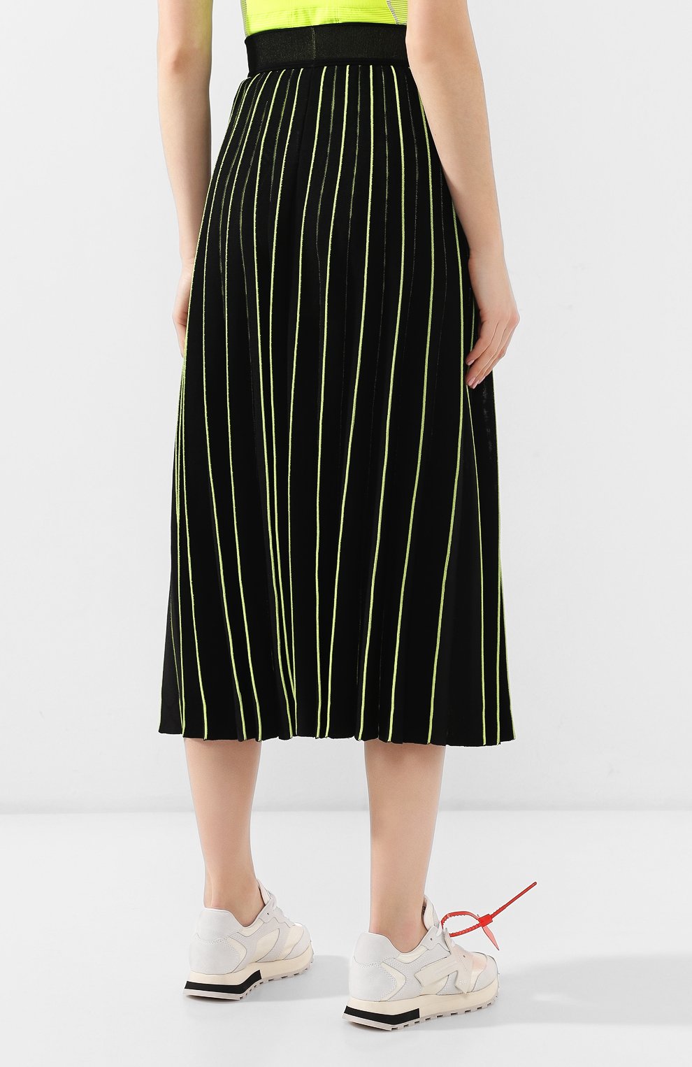 Юбка-миди OFF-WHITE, арт. 0WHL003S19C980441000, фото 4