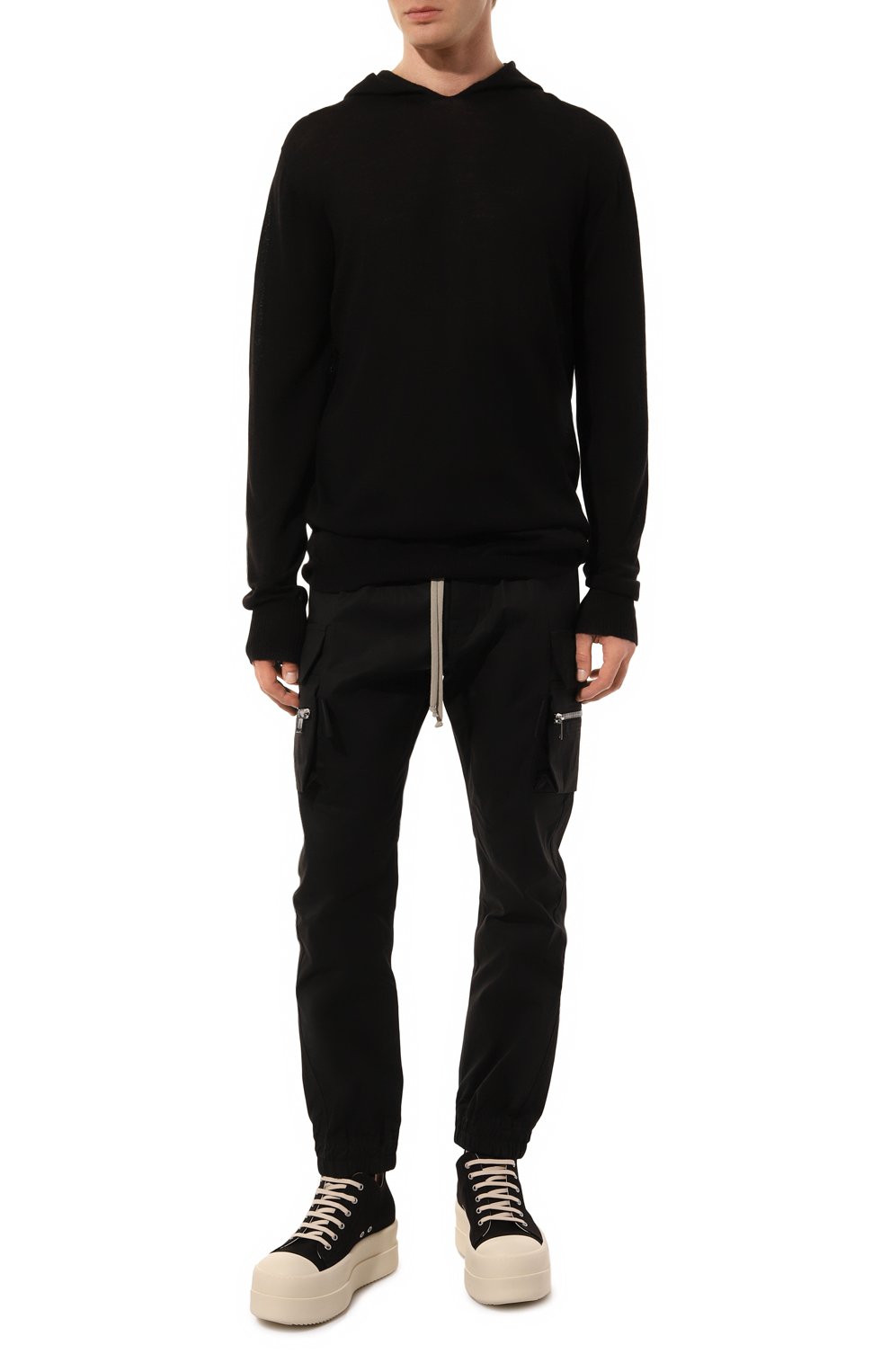 Шерстяное худи RICK OWENS, арт. RU02D6623/M, фото 2