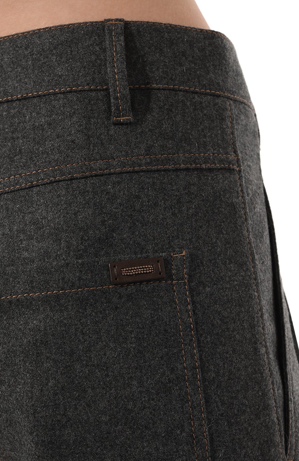 Брюки из шерсти и кашемира BRUNELLO CUCINELLI, арт. MD588P8757, фото 5