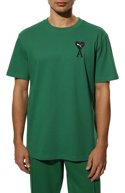 Хлопковая футболка puma x ami PUMA, арт. 53407096, фото 3