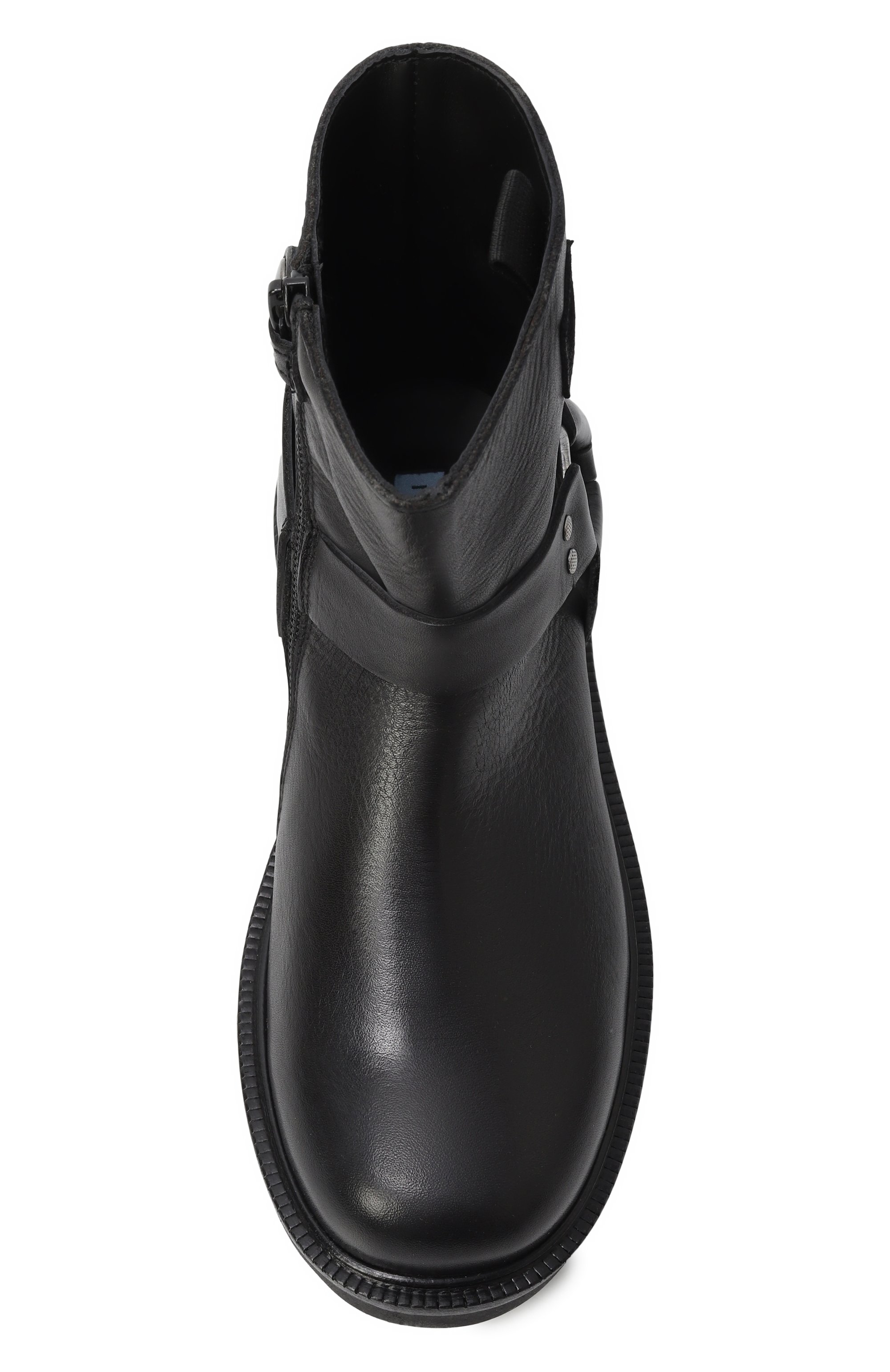 Кожаные ботинки RONDINELLA черного цвета по цене 22800 руб., арт. 12302C/31-33, фото 4 Кожаные ботинки RONDINELLA, арт. 12302C/31-33, фото 4