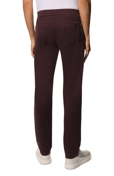 Брюки из хлопка и лиоцелла ZILLI, арт. M0Y-ZS520-TEPI9/BHR1, фото 4