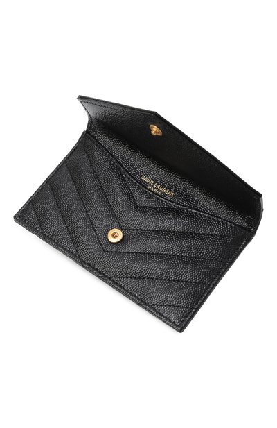 Кожаный футляр для кредитных карт SAINT LAURENT, арт. 612808/B0W01, фото 3