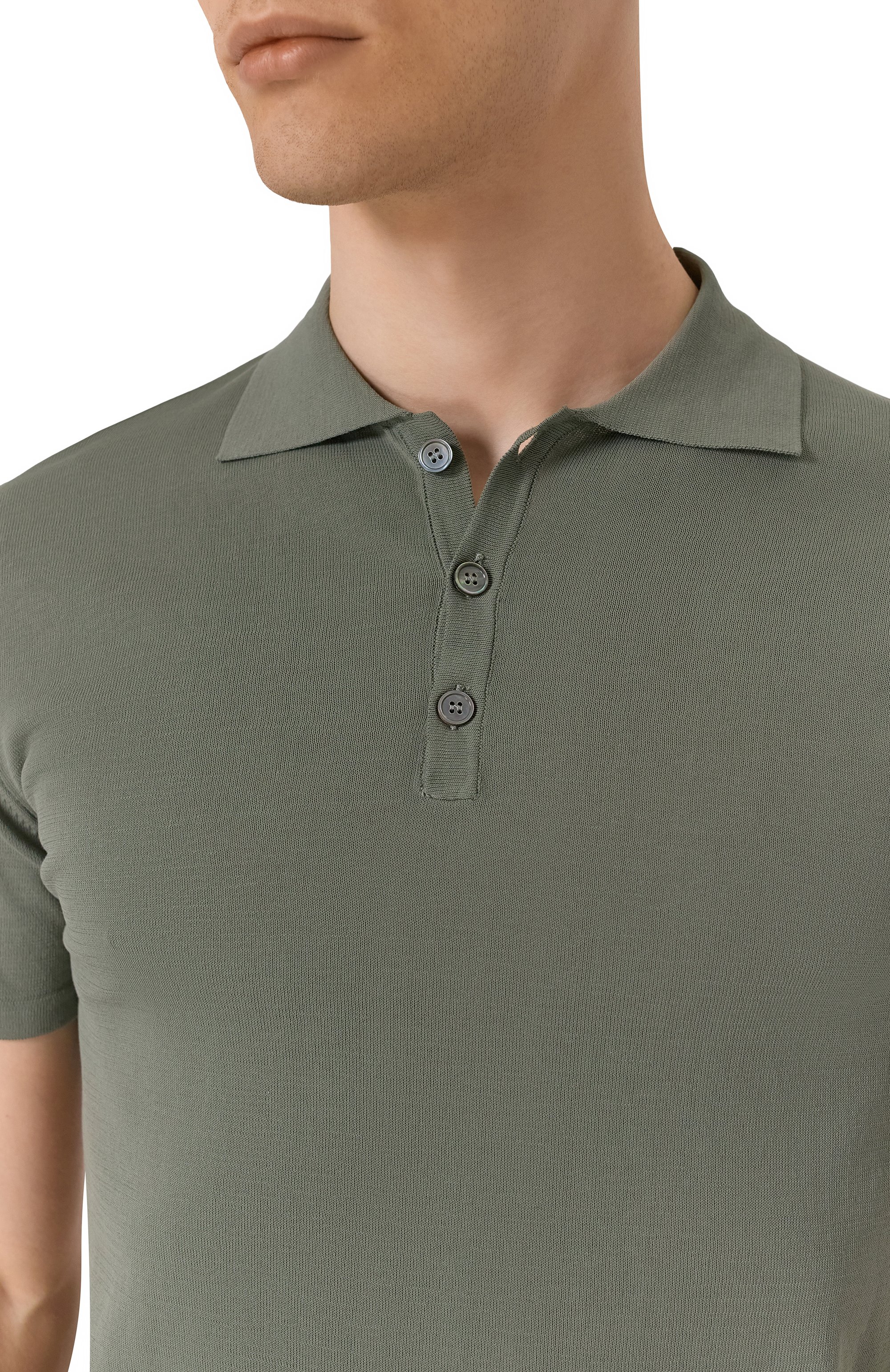 Хлопковое поло DANIELE FIESOLI, арт. DF0305, фото 5