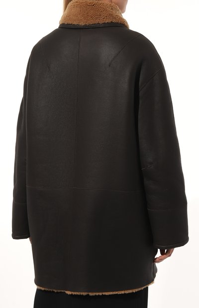 Двусторонняя дубленка из овчины LUDA NIKISHINA, арт. FC/ELLE/np-kr/br-dbeige, фото 4