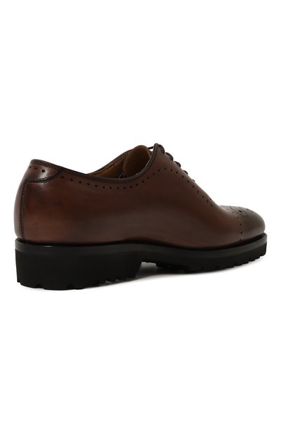 Кожаные оксфорды KITON, арт. USSA090N0010004, фото 5