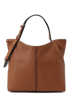 Женская сумка downtown astor MICHAEL MICHAEL KORS коричневого цвета, арт. 30S0GW2L9Y | Фото 1 (Сумки-технические: Сумки через плечо, Сумки top-handle; Материал: Натуральная кожа; Материал сплава: Проставлено; Драгоценные камни: Проставлено; Размер: large)