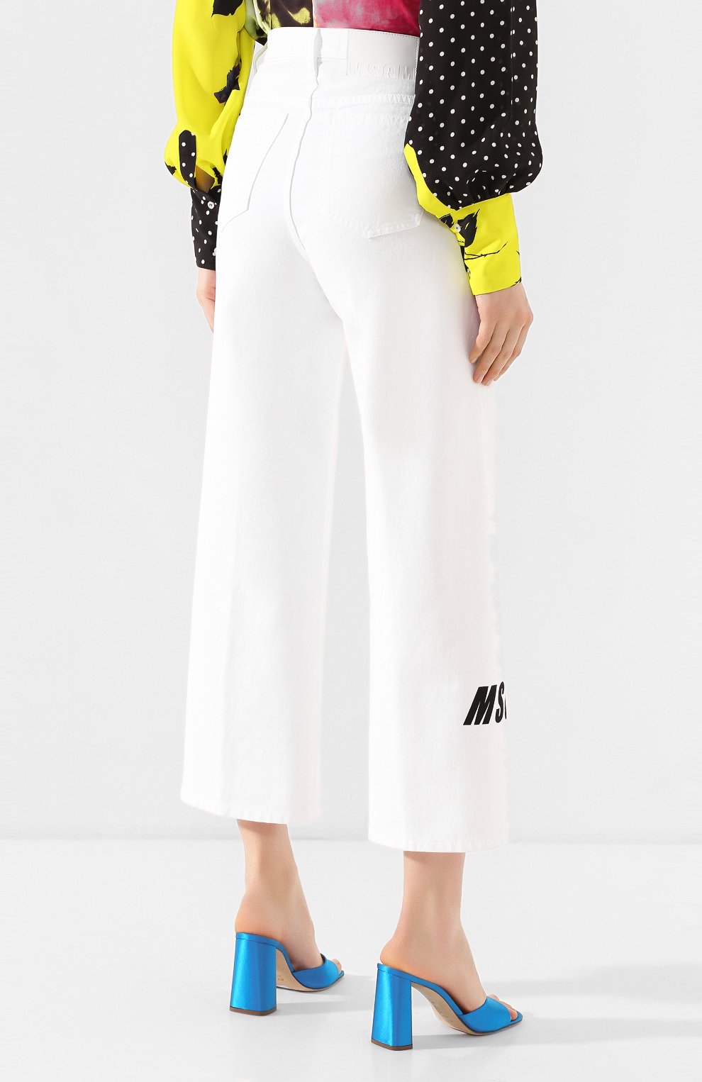 Джинсы MSGM белого цвета по цене 27800 руб., арт. 2841MDP80T 207276, фото 4 Джинсы MSGM, арт. 2841MDP80T 207276, фото 4