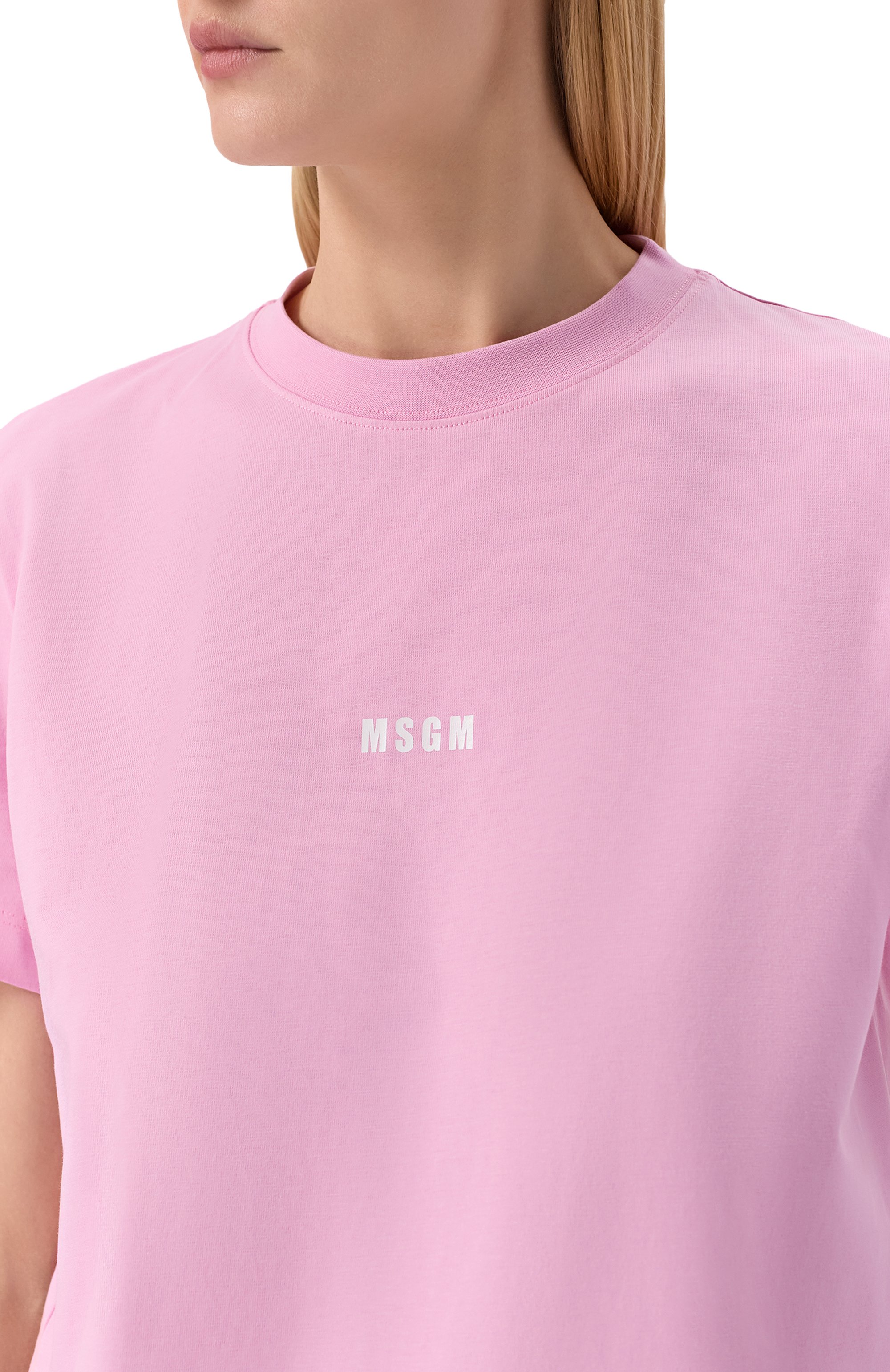 Хлопковая футболка MSGM, арт. 4041MDM500/267002, фото 5