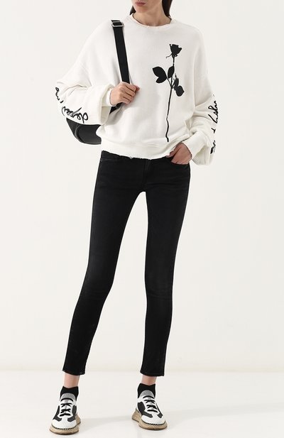 Укороченные джинсы-скинни с потертостями R13, арт. R13W4021-98, фото 2