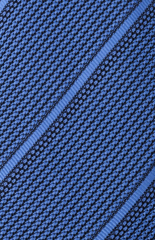 Шелковый галстук Zilli CRAV02M0600VRTE00 Синий  CRAV02M0600VRTE00 Фото 4