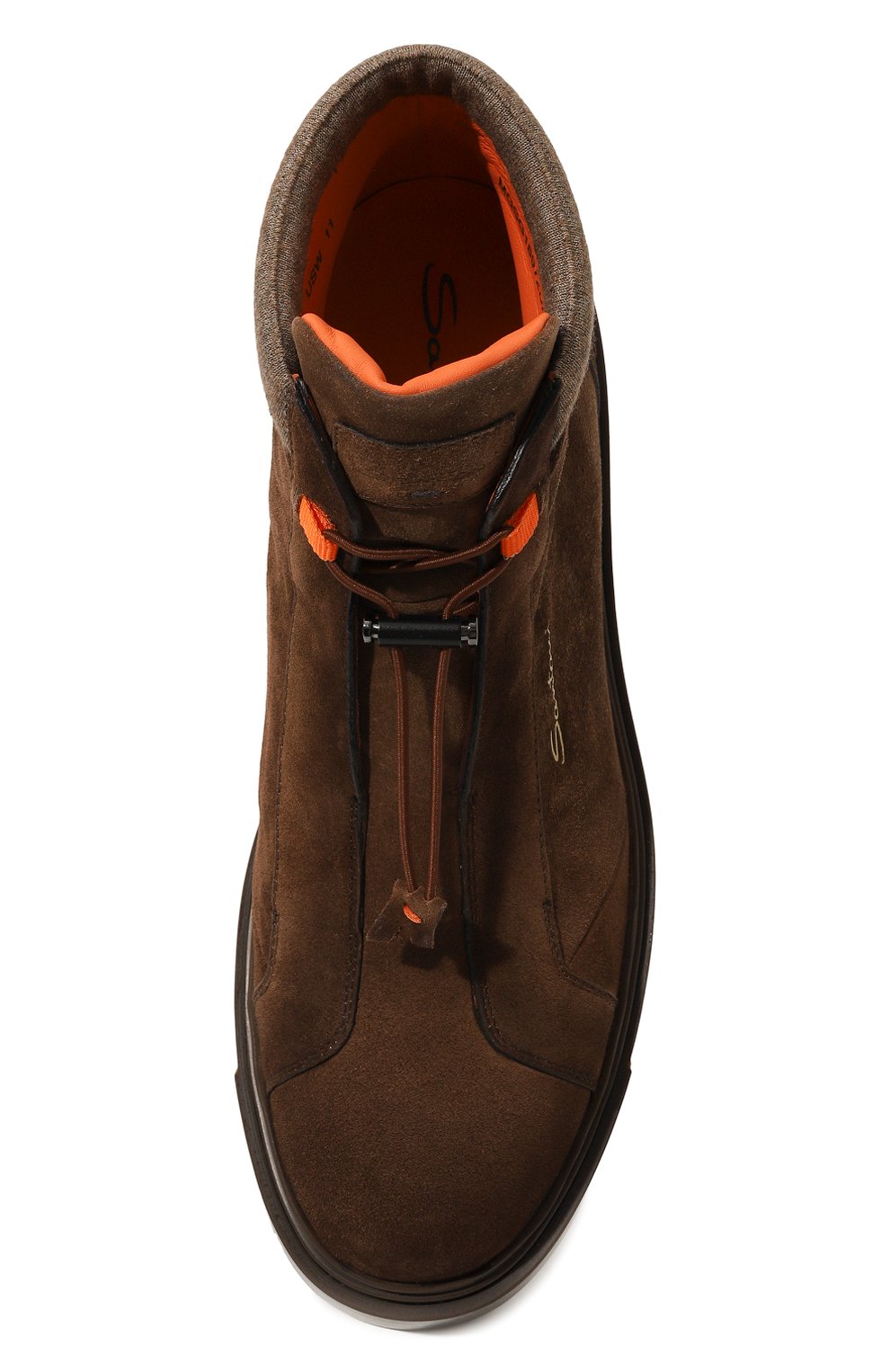 Замшевые ботинки stmoriz SANTONI, арт. MGSG18972DARBGEX, фото 6