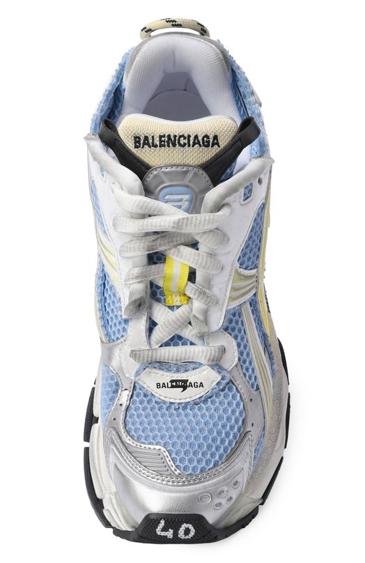 Комбинированные кроссовки Runner Balenciaga 772767/W3RMU Голубой  772767/W3RMU Фото 6
