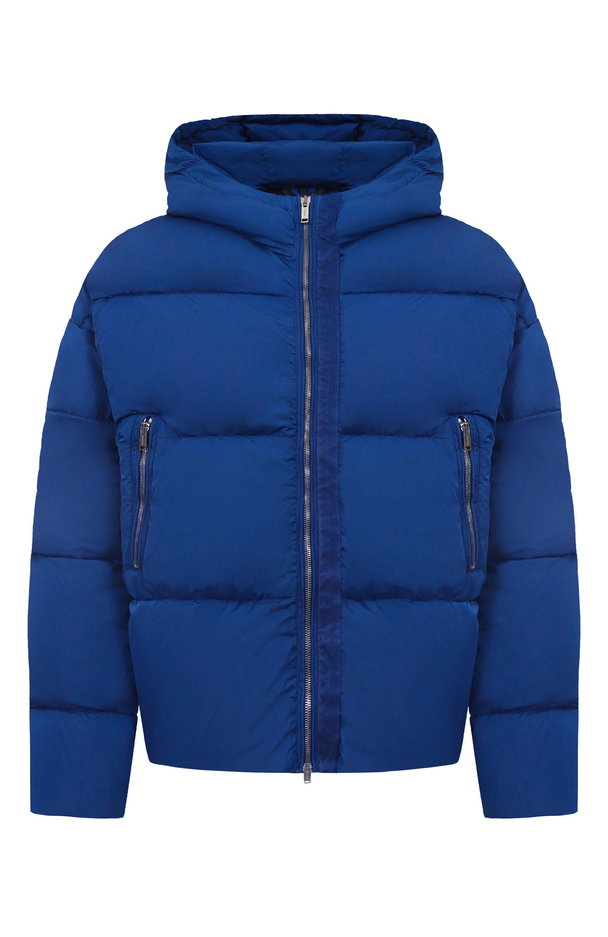 Пуховик ICEBERG синего цвета по цене 79950 руб., арт. J110/5189, фото 1 Пуховик ICEBERG, арт. J110/5189, фото 1