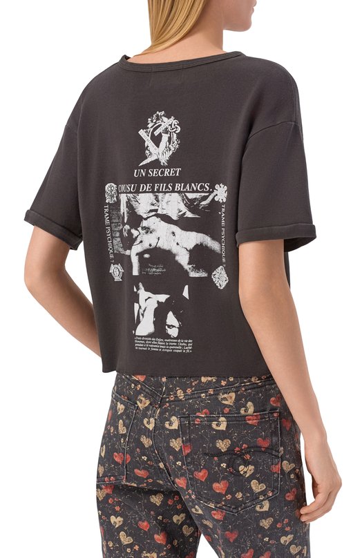 Хлопковая футболка Enfants Riches Deprimes 120-567/C0TT0N Чёрный  120-567/C0TT0N Фото 4