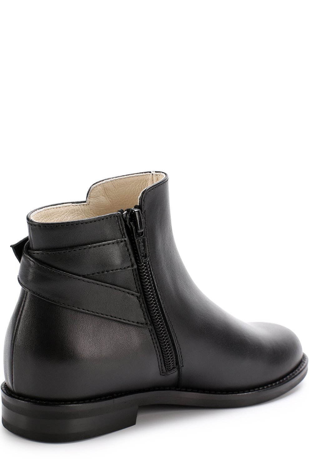 Кожаные полусапоги с ремешком IL GUFO черного цвета по цене 23850 руб., арт. G430/VITELL0 NAPPAC0/35-40, фото 3 Кожаные полусапоги с ремешком IL GUFO, арт. G430/VITELL0 NAPPAC0/35-40, фото 3