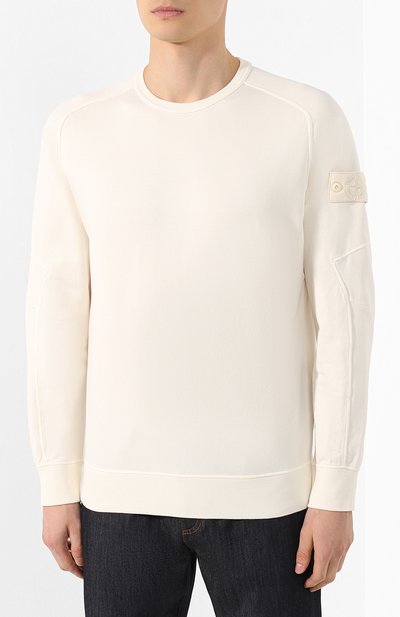 Хлопковый свитшот STONE ISLAND, арт. 7215637F3, фото 3