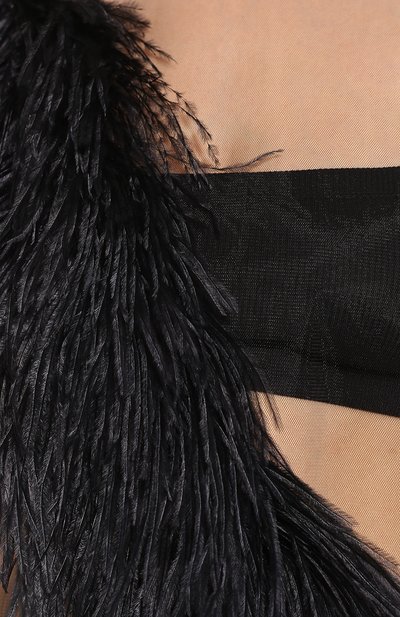 Топ с отделкой перьями DRIES VAN NOTEN, арт. 201-18632-9305, фото 5