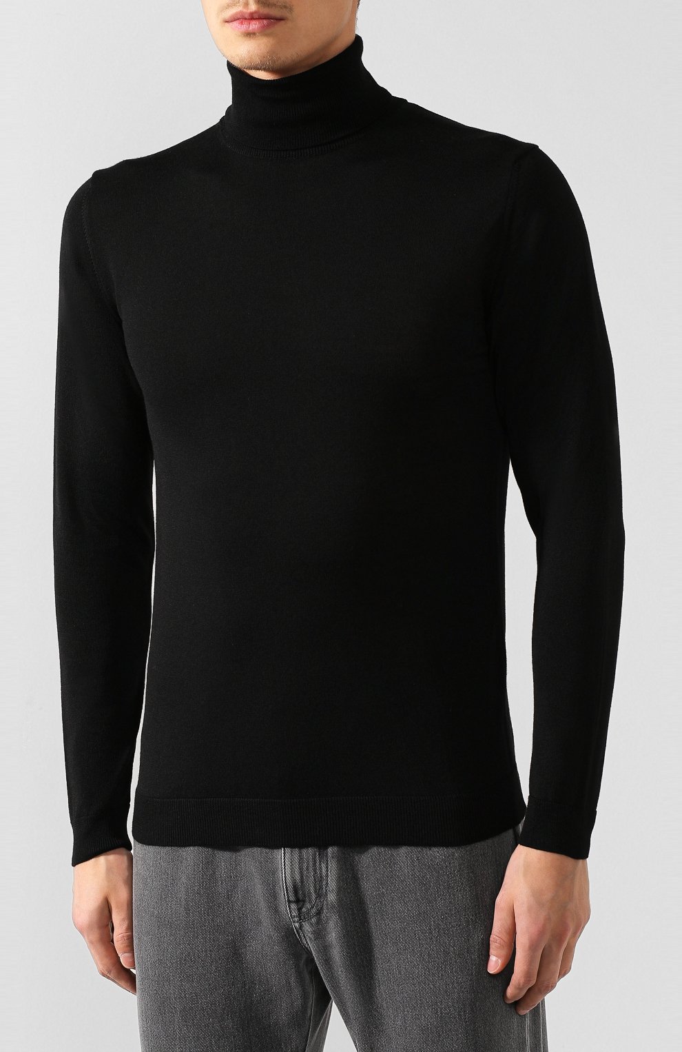 Водолазка из смеси шерсти и шелка DANIELE FIESOLI, арт. DF0040B, фото 3