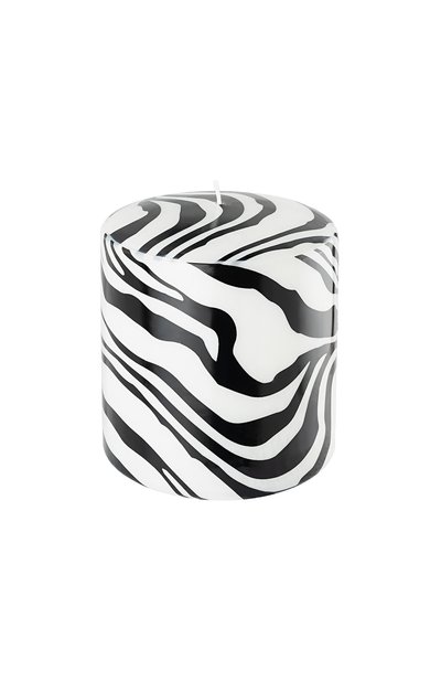 Интерьерная свеча zebra black&amp;white (11x10cm) PERNICI, арт. 8001962082372