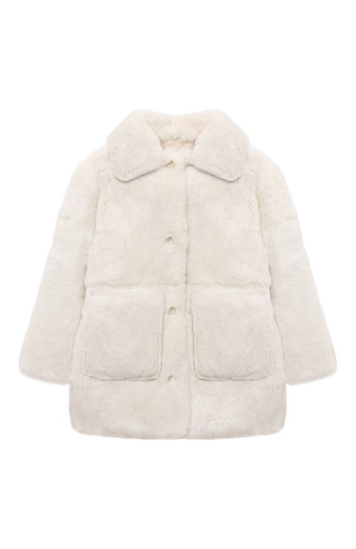 Шуба из кролика YVES SALOMON ENFANT, арт. 20WEM307XXREXX/8-10