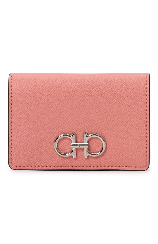 

Кожаный футляр для кредитных карт Ferragamo, Розовый