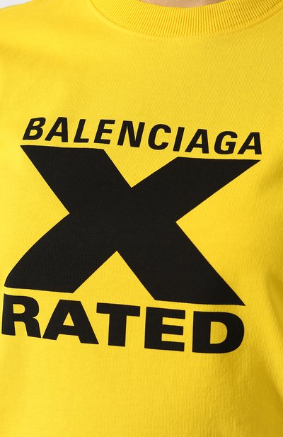 Хлопковая футболка BALENCIAGA, арт. 612964/TIVA7, фото 5