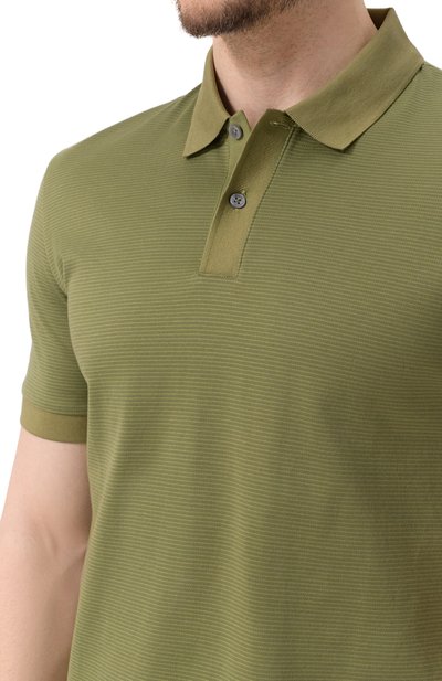 Хлопковое поло BOSS, арт. 50532246, фото 5