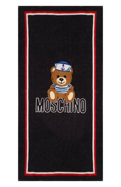 Хлопковое полотенце MOSCHINO темно-синего цвета по цене 11300 руб., арт. H0X01B/LGA15, фото 3 Хлопковое полотенце MOSCHINO, арт. H0X01B/LGA15, фото 3