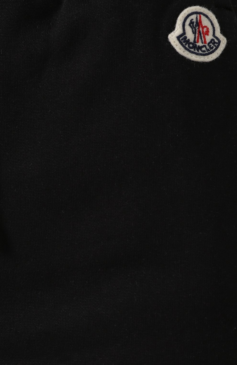 Хлопковые джоггеры MONCLER черного цвета по цене 41500 руб., арт. F1-093-8H701-00-V8053, фото 5 Хлопковые джоггеры MONCLER, арт. F1-093-8H701-00-V8053, фото 5