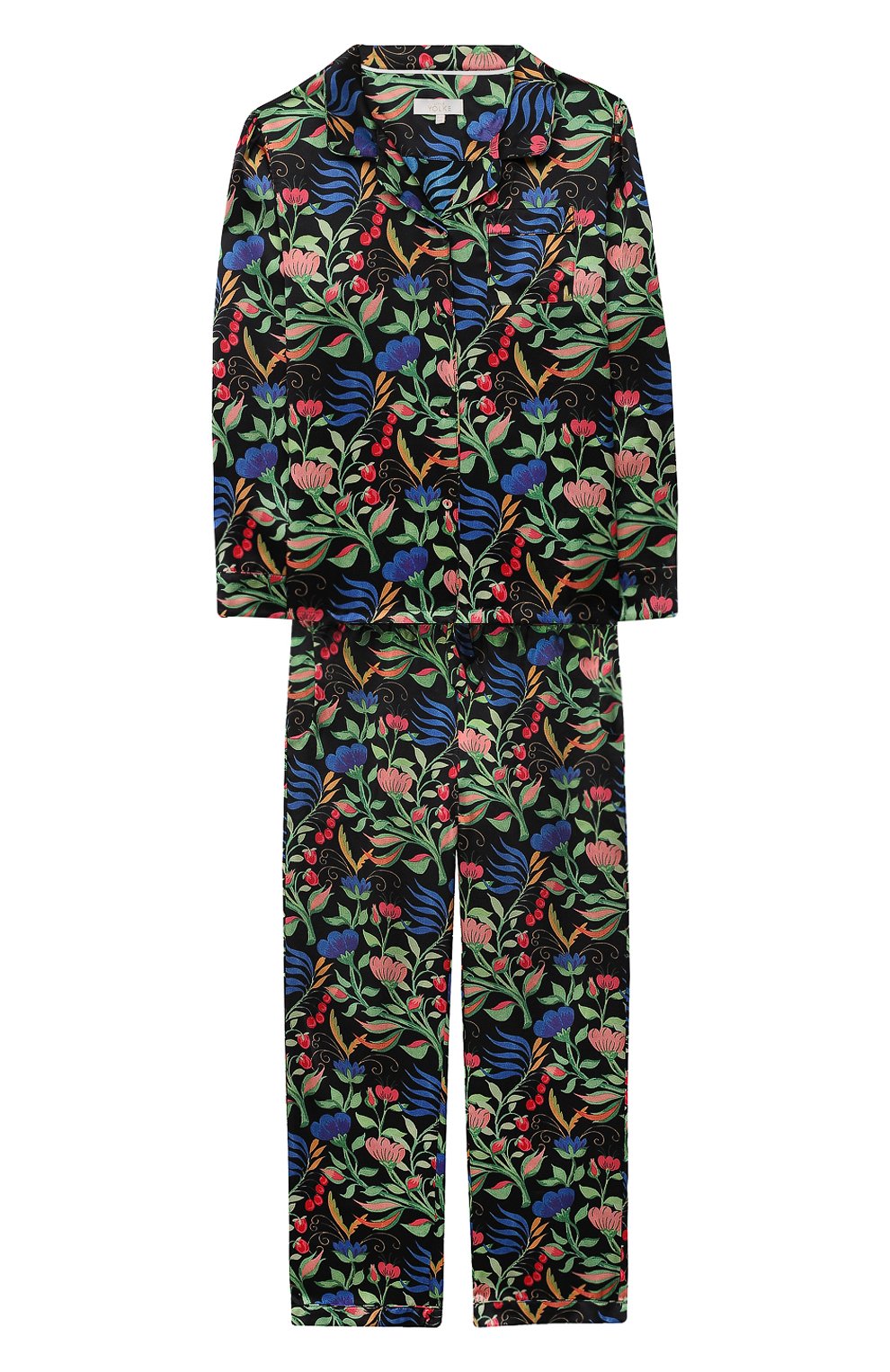 Шелковая пижама LITTLE YOLKE, арт. SS21-12S-WF-B/5-12Y, фото 1