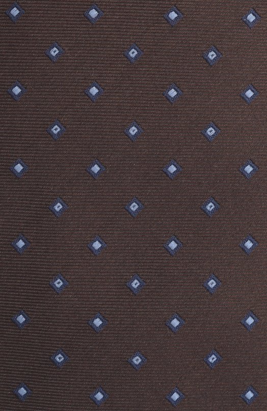 Шелковый галстук Corneliani 26U302-2620309 Коричневый  26U302-2620309 Фото 4