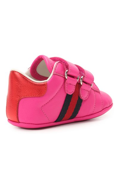 Кожаные пинетки GUCCI, арт. 500852/BKPT0, фото 3