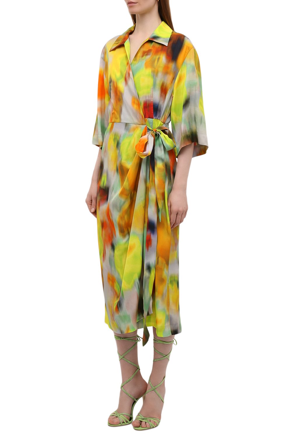 Платье из вискозы DRIES VAN NOTEN, арт. 221-031004-4339, фото 3